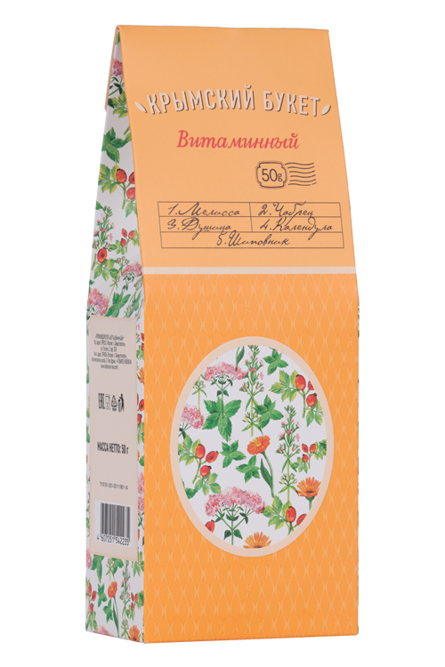 

Чай Крымский букет травяной Витаминный, 50 г