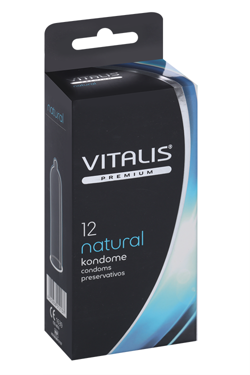 Презервативы Vitalis Premium natural классические ширина 53 мм, 12 шт