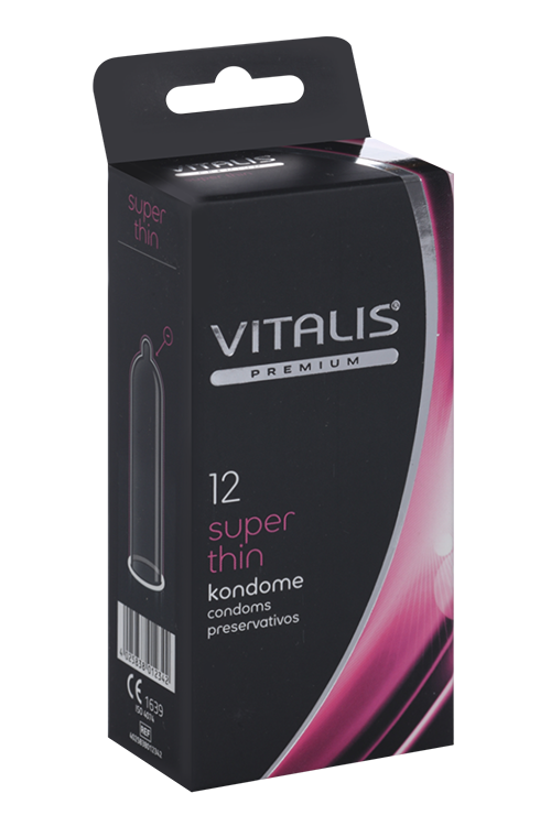 Презервативы Vitalis Premium super thin ширина 53 мм, 12 шт