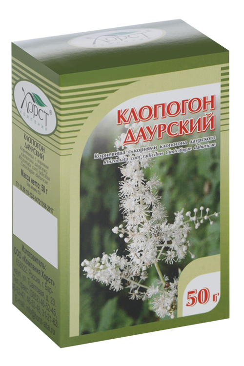 

Клопогон даурский (цимицифуга) корень, 50 г
