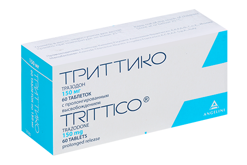 

Триттико 150 мг, 60 шт, таблетки с пролонгированным высвобождением