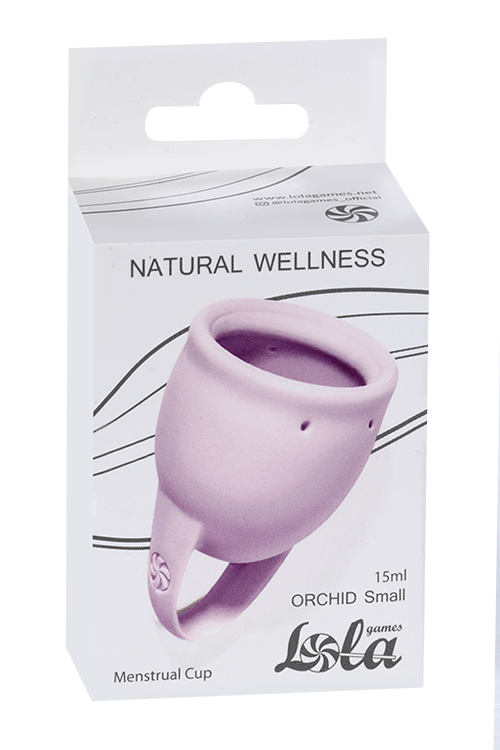 

Менструальная чаша Natural Wellness Orchid Smail цвет лавандовый 4000-13lola силикон, 15 мл