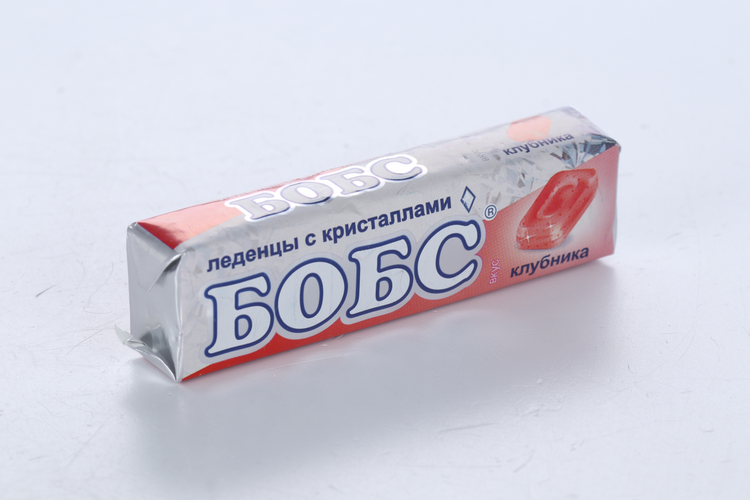 

Леденцы Бобс со вкусом клубники с мятн кристаллами, 3,5 г, 10 шт