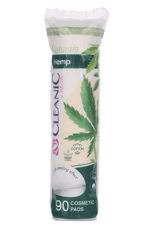 

Ватные диски Cleanic Hemp Naturals Garden, 90 шт