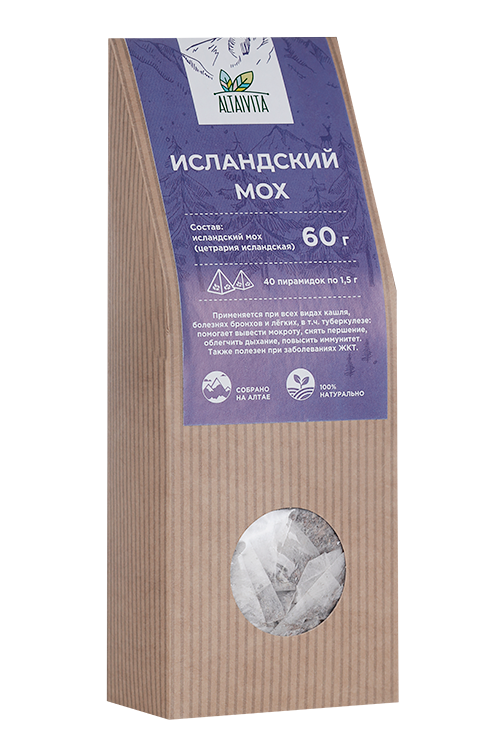 

Исландский мох в пирамидках, 60 г