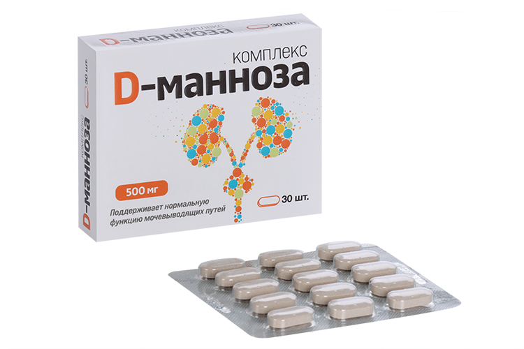 

Д-Манноза комплекс, 30 шт, таблетки Квадрат-С