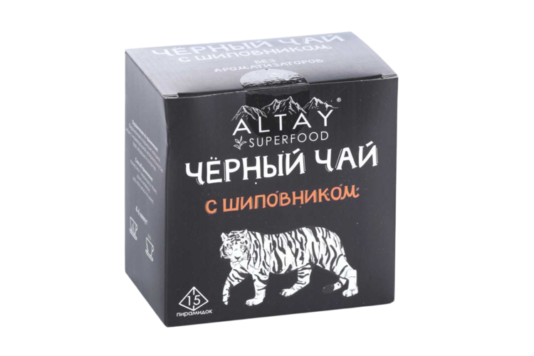 

Чай черный с шиповником в пирамидках 2 г х15шт, 30 г