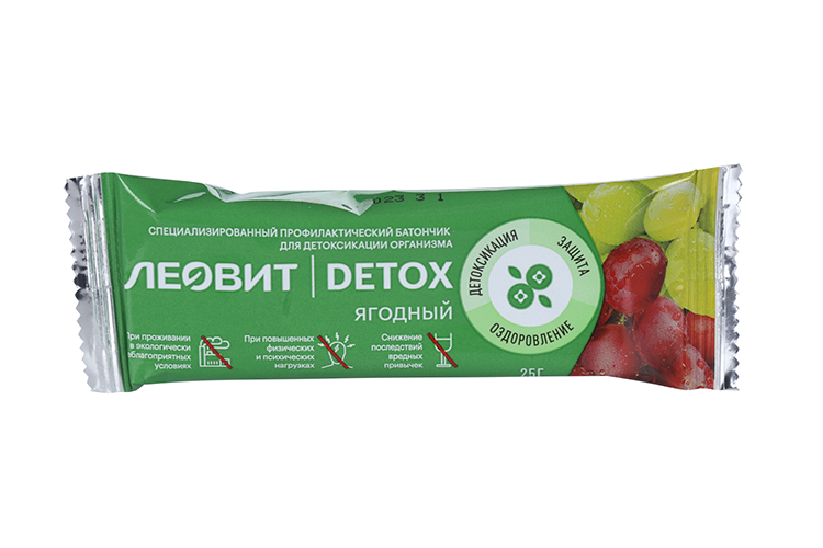 

Батончик Леовит Detox детоксикационный ягодный, 25 г