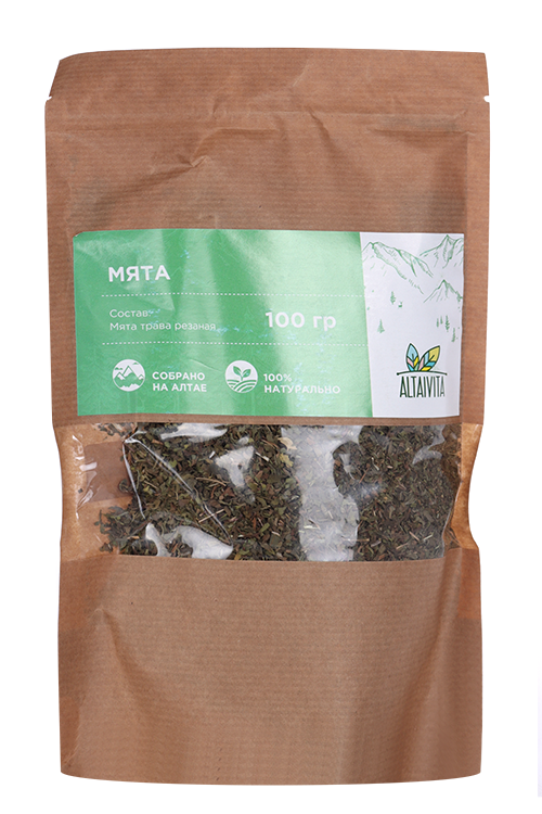 

Мята трава резаная, 100 г