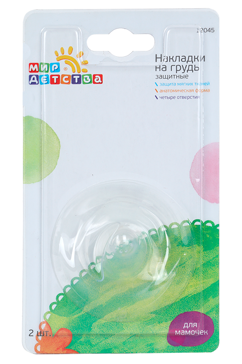 

Накладки Мир Детства на грудь защитные, 2 шт, (12045)