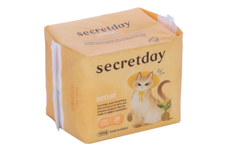 Салфетки Secret Day ежедн Sense, 15 см, 20 шт