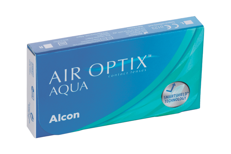 Линзы Air Optix Aqua контактные плановой замены (диоптрия -4,0), 6 шт