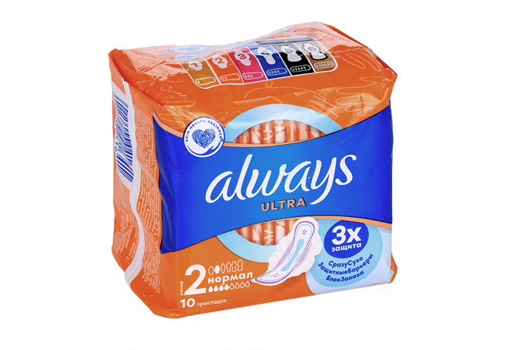 

Прокладки Always Ultra Normal, 10 шт