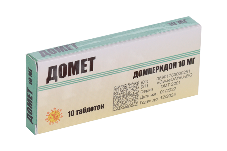 

Домет 10 мг, 10 шт, таблетки