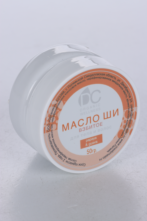 Масло ши DolphinCoco взбитое Guava/Papaya DC Organic Wellness, 50 г