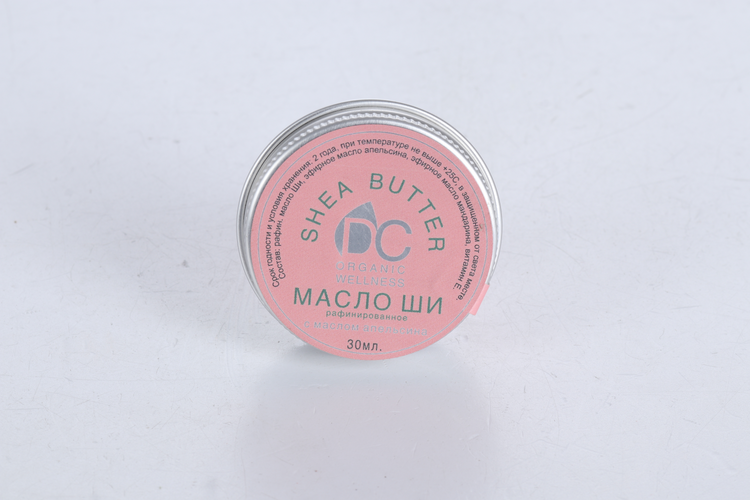 Масло ши DolphinCoco с эм апельсина DC Organic Wellness алюмин банка, 30 мл