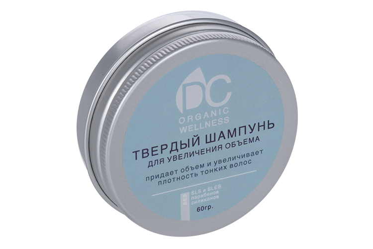 

Твердый шампунь DolphinCoco д/объема DC Organic Wellness, 60 г