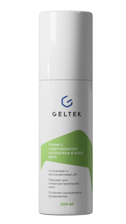 Тоник Гельтек anti-age с гидролизатом коллагена и алоэ вера, 200 мл