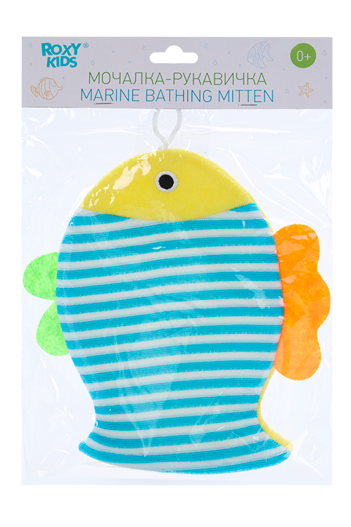 

Мочалка-рукавичка Roxy-Kids Marine Mitten д/купания малышей (с 0 мес)