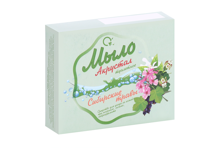 

Мыло Акрустал Сибирские травы д/тела, 100 г