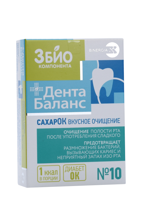 

Кристаллы ДентаБаланс СахарOK вкусное очищение без сахара, 2 г, 10 шт, пакет