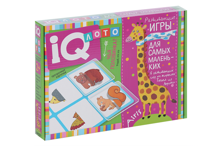 IQ-лото Айрис-Пресс д/малышей угадай кто это 27 карточек