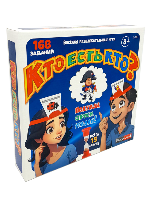 

Настольная игра Play Land Кто есть кто с двусторонними карточками