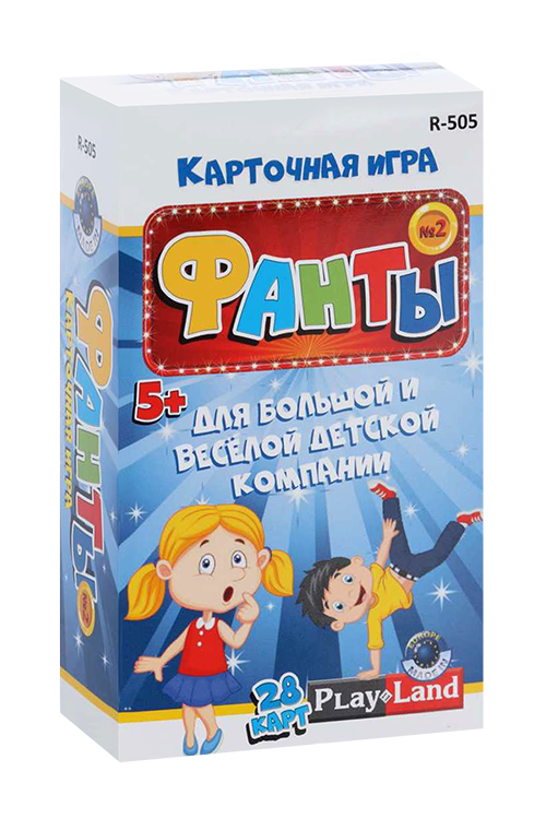 

Настольная игра Play Land Фанты № 2 28 карточек/56 заданий