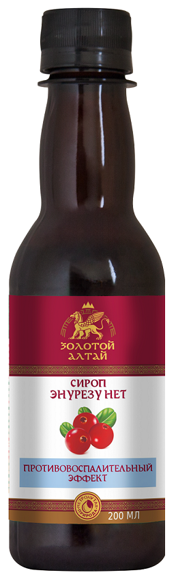 Сироп Золотой Алтай Энурезу нет, 200 мл