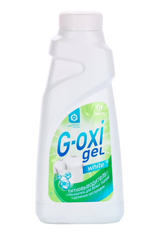

Пятновыводитель GRASS G-oxi gel д/стирки белых вещей отбеливающий 500 мл