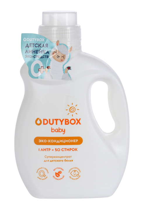 

Кондиционер Dutybox Laundry д/любых тканей и детского белья,без отдушек 1 л