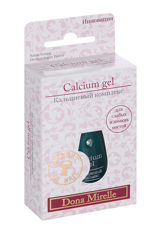 Лак д/ногтей Dona Mirelle Calcium gel Кальциевый комплекс, 17 мл