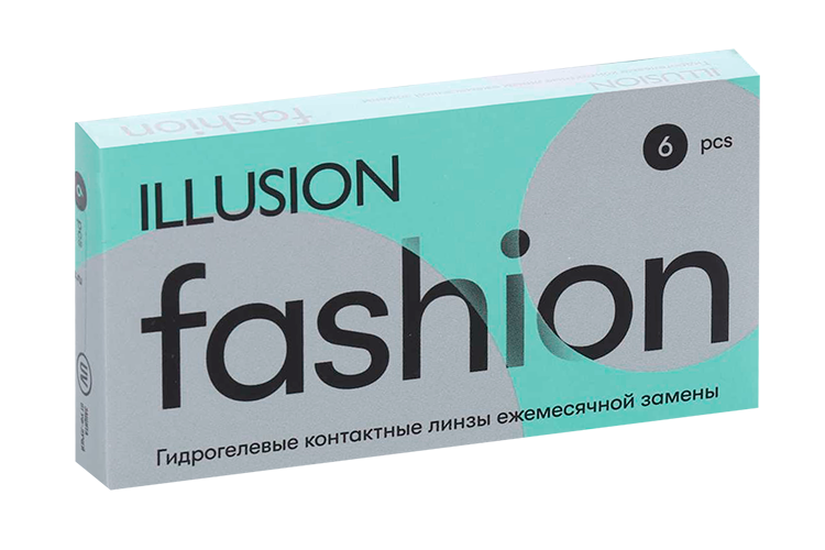 

Линзы ILLUSION fashion контактные мягкие (диоптрия -10,0), 6 шт