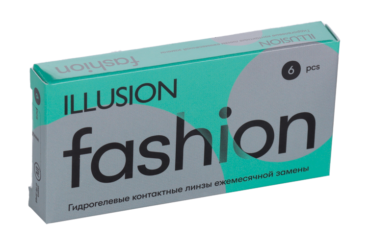 

Линзы ILLUSION fashion контактные мягкие (диоптрия -1,75), 6 шт