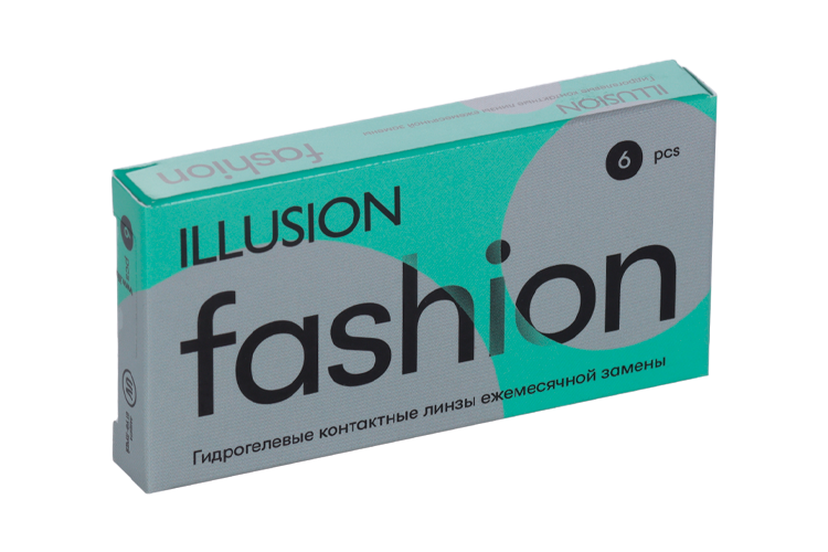 

Линзы ILLUSION fashion контактные мягкие (диоптрия -2,0), 6 шт