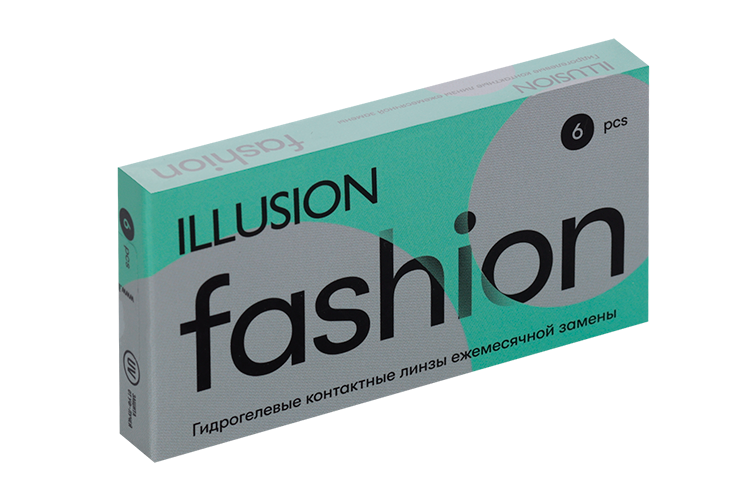 

Линзы ILLUSION fashion контактные мягкие (диоптрия -2,25), 6 шт