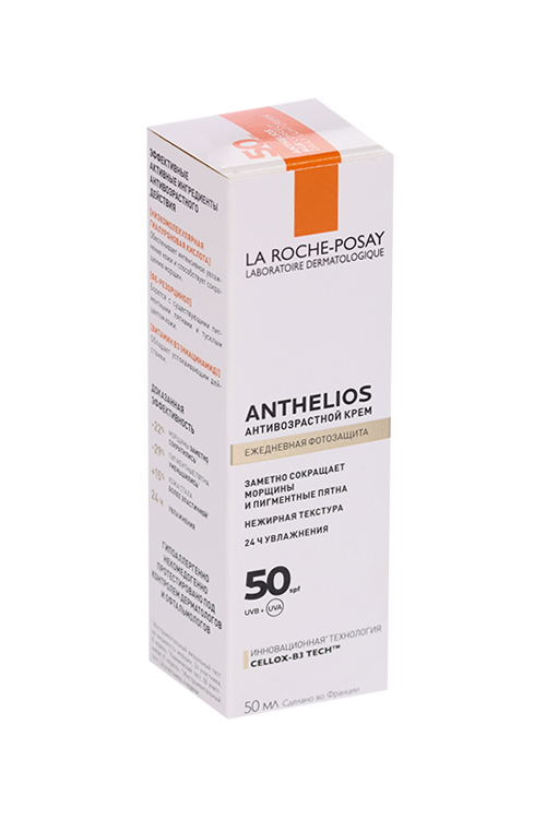 

Крем Ля Рош-Позэ Антгелиос-21 антивозраст SPF50 инновац, 50 мл