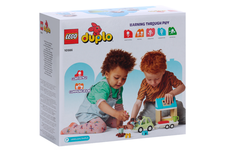 Конструктор LEGO DUPLO семейный дом на колесах конструктор lego duplo 10994 семейный дом 3в1