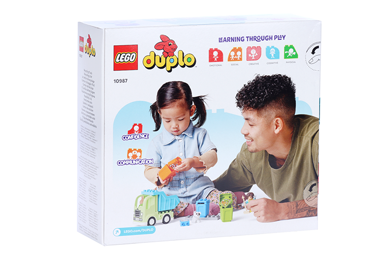 Конструктор LEGO duplo мусоровоз конструктор lego duplo 10545 бэтмен приключение в бане пещеры