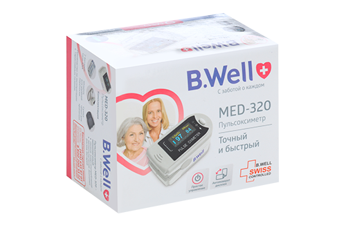 

Пульсоксиметр B.WELL MED-320