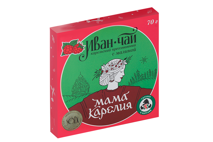 

Напиток чайный Иван-чай Карельский прессованный с малиной, 70 г