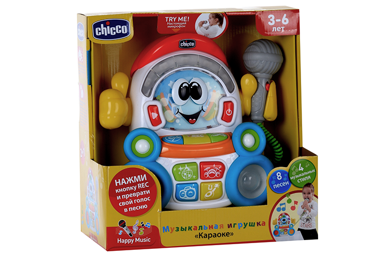 цена Игрушка музыкальная Chicco караоке