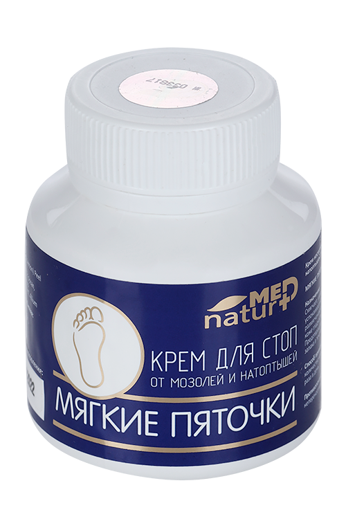 

Крем Мягкие пяточки д/ног от мозолей/натоптышей, 90 мл