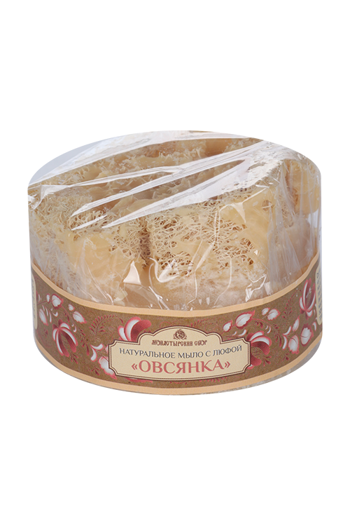 

Мыло Монастырский сбор натуральное с люфой Овсянка, 140 г