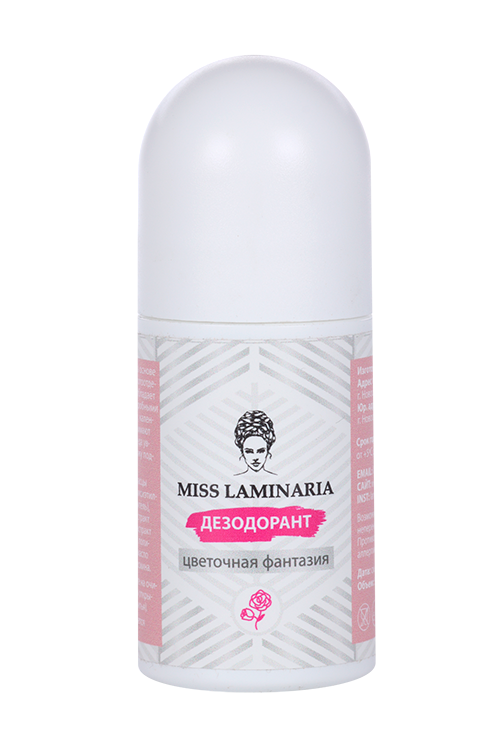 

Дезодорант Miss Laminaria Цветочная фантазия шарик, 50 мл