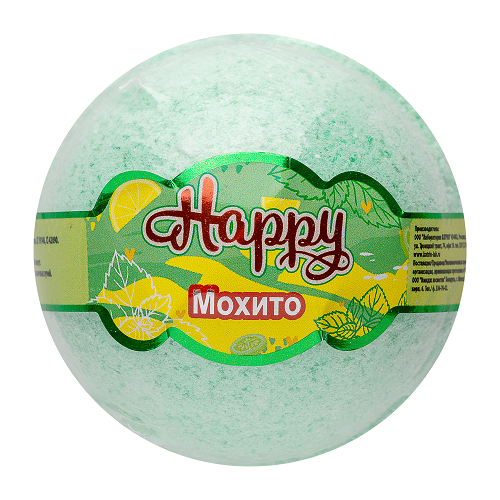 

Бурлящий шар КАТРИН Happy двухцветный мохито, 120 г
