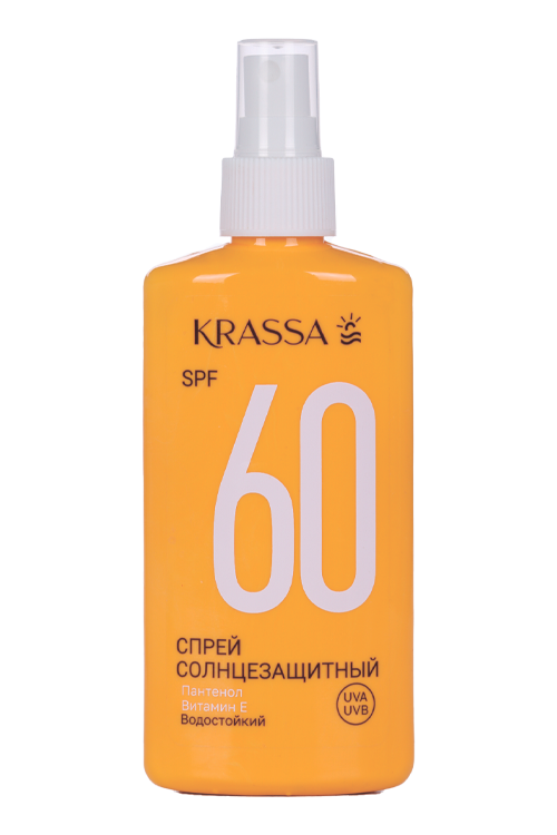 Спрей Krassa солнцезащитный SPF 60, 150 мл