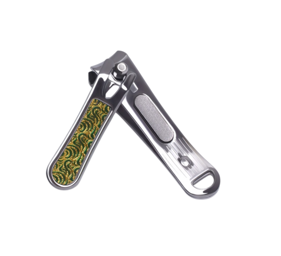 Кусачки-книпсер Queen fair маникюрные с пилкой 5 см узор МИКС (3937507)