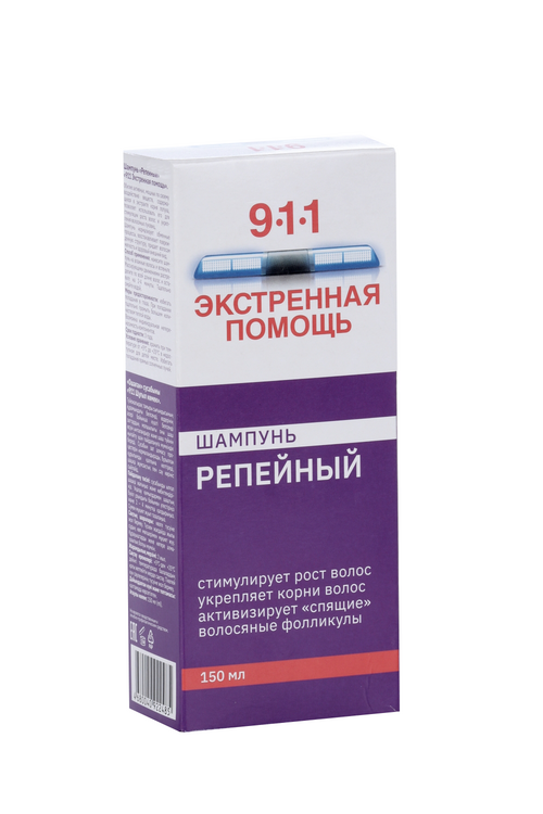

Шампунь Mirrolla 911 репейный от выпадения волос и облысения 150 мл