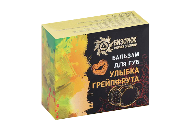 

Бальзам д/губ Бизорюк Улыбка грейпфрута 10 мл